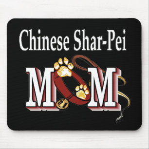 Chinesische Shar-pei-Mama Mousepad