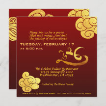 Chinesische Silvesterpferde 2026 Gold Clouds Texte