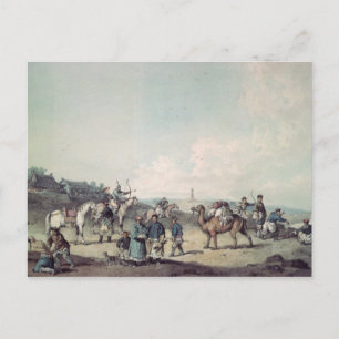 Chinesische Soldaten Postkarte