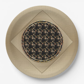 Chinesische Symbol Papierplatten Fledermaus Pappteller