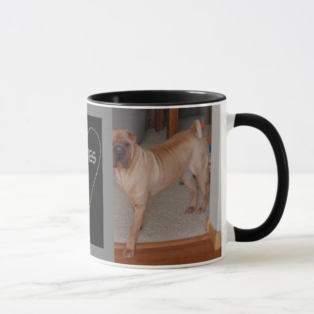 Chinesische Tasse Shar pei (Rechts)