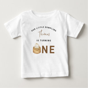 Chinesische Teigtaschen-Geburtstagsfeier Danke Baby T-shirt