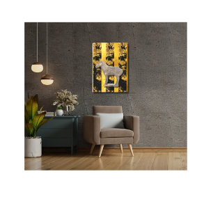 Chinesische Terracotta Horse Canvas Print Leinwanddruck