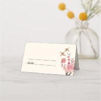 Chinesische Tintenmalerei Blume Vögel Hochzeit