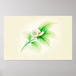 Chinesische Tintennagel auf Zweig Poster