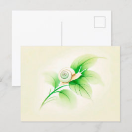 Chinesische Tintennagel auf Zweig Postkarte