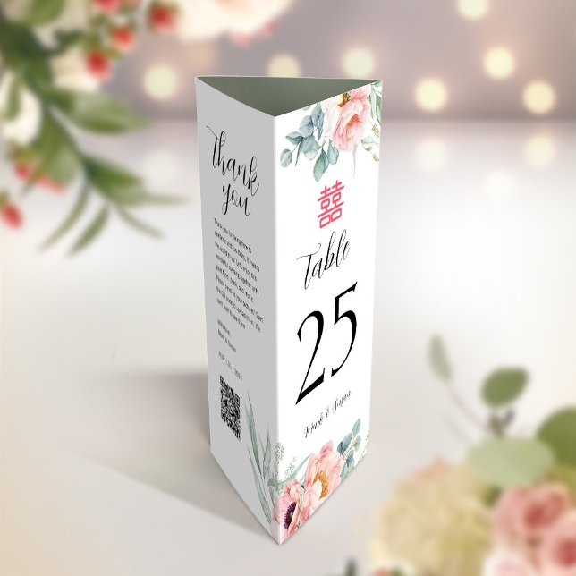 Chinesische Tischnummer, Menü & Vielen Dank Hinwei (Von Creator hochgeladen)