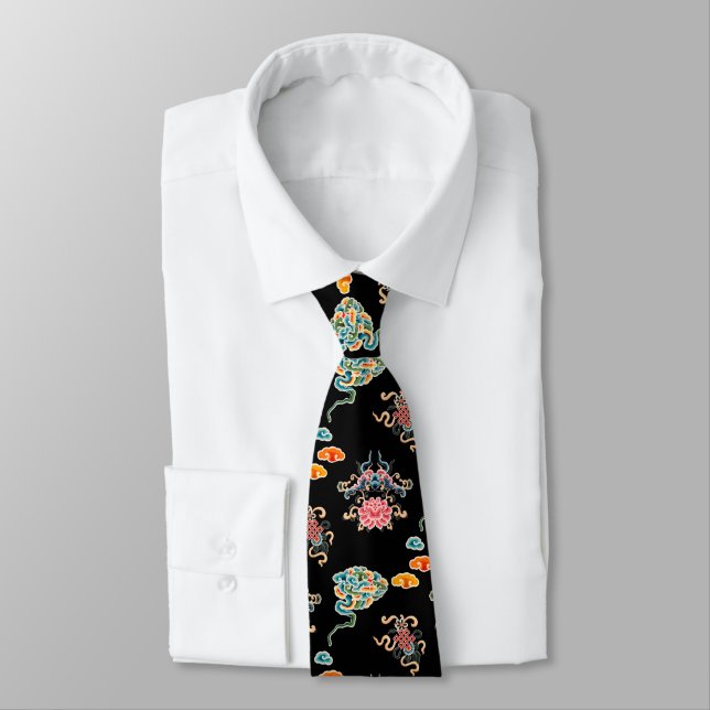 Chinesische traditionelle Neck Tie Krawatte (Gebunden)