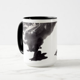 Chinesische Tuschekunst mit Entenmotiv Tasse