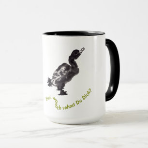 Chinesische Tuschekunst mit Entenmotiv Tasse