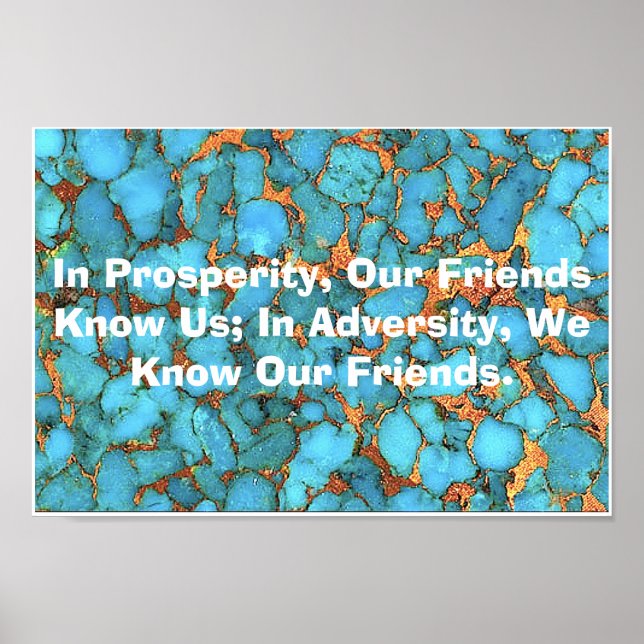 "Chinesische Wörter des Weisheitsposters" Poster (Vorne)