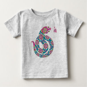 Chinesische Zodiac Snake Colorful Serie Baby T-shirt