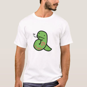 Chinesische Zodiac Snake Doodle Art T-Shirt