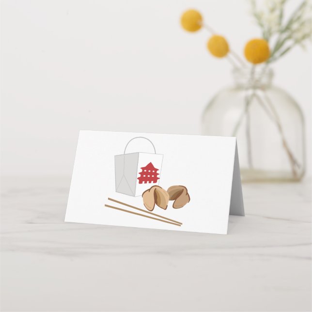 chinesischer Ausstieg Platzkarte (Vorderseite)