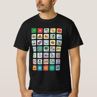 Chinesischer Autismus AAC PECS Mitteilung über die T-Shirt