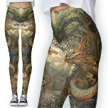 Chinesischer Baum Dragon Tattoo Art Leggings<br><div class="desc">Diese Leggings des chinesischen Baumdrachen sind nicht nur fabelhaft und einzigartig,  sondern geben auch die Illusion eines Beintätowiers,  das garantiert Aufmerksamkeit auf sich zieht,  wohin man auch geht.</div>