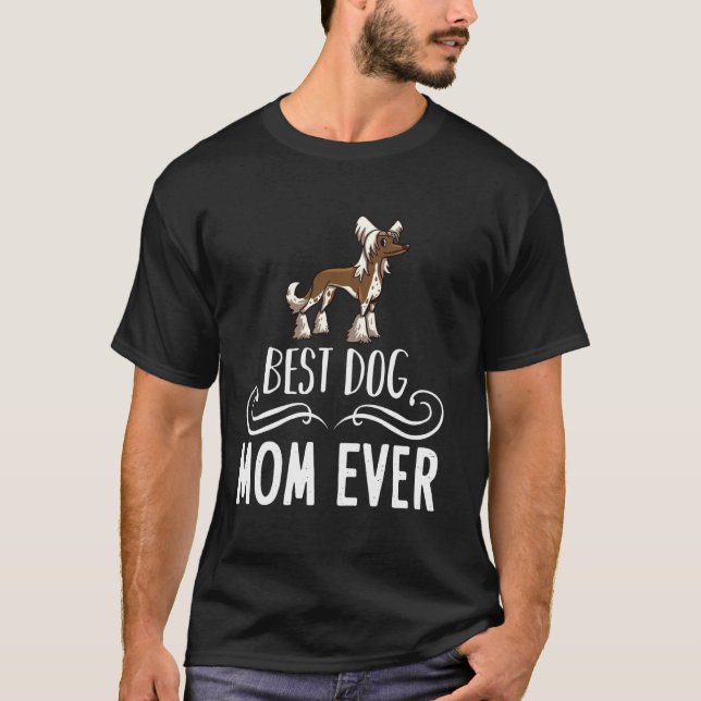 Chinesischer Besitzer von Powderpuff Dog Welpen T-Shirt (Vorderseite)