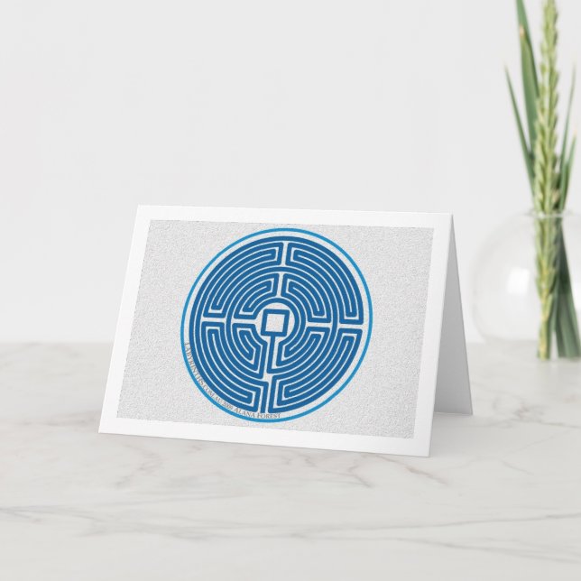 chinesischer blauer Stein des Stromkreises des Karte (Vorderseite)