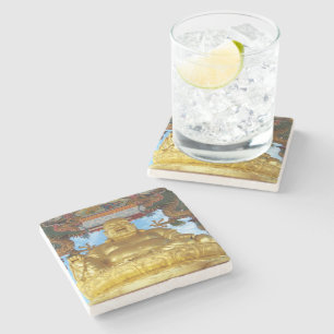 Chinesischer Buddha Steinuntersetzer