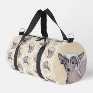 Chinesischer Crested Hairless Malerei Original Hun Duffle Bag