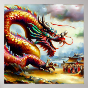 Chinesischer Drache (16) Poster
