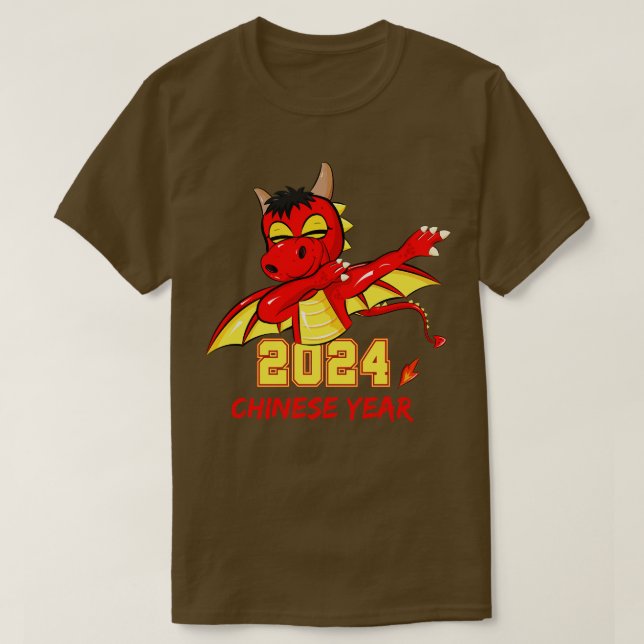 Chinesischer Drache 2024 T-Shirt (Design vorne)