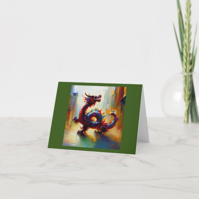 Chinesischer Drache (34) Karte (Vorderseite)