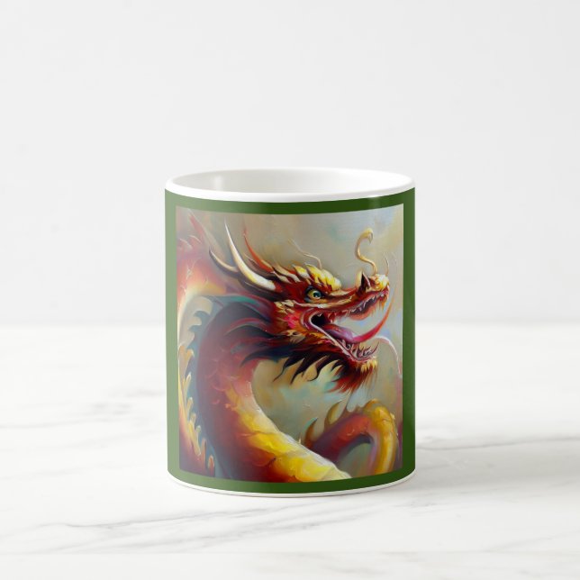 Chinesischer Drache (35) Kaffeetasse (Mittel)