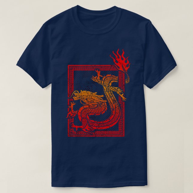 Chinesischer Drache 37 T-Shirt (Design vorne)