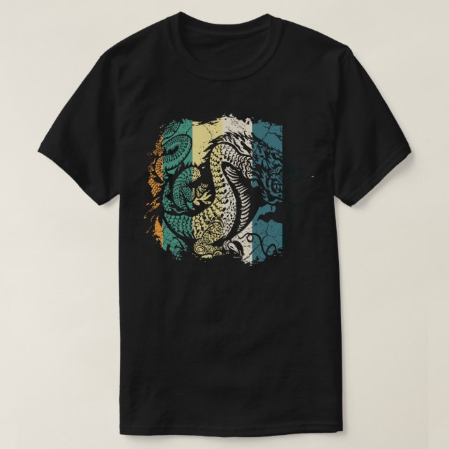 Chinesischer Drache 40 T-Shirt (Design vorne)