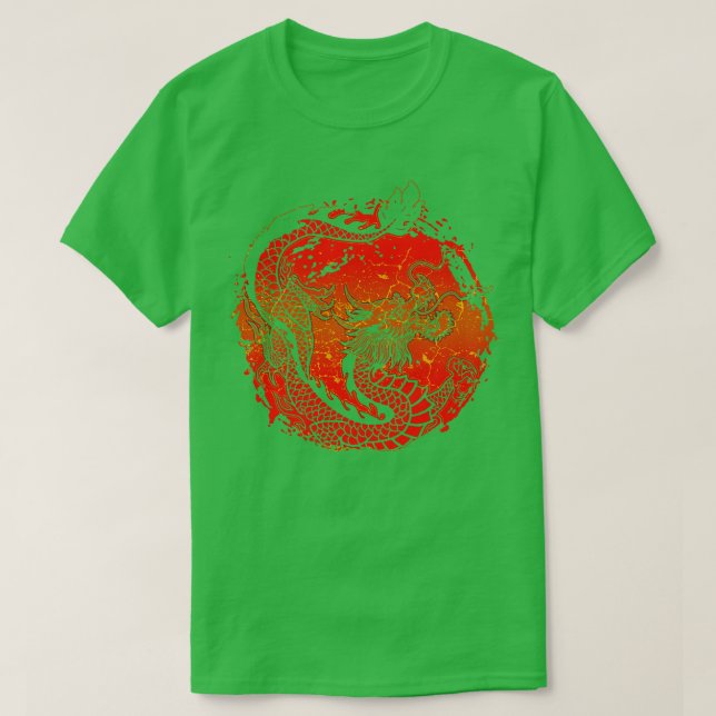 Chinesischer Drache 41 T-Shirt (Design vorne)