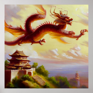 Chinesischer Drache (5) Poster