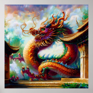 Chinesischer Drache (6) Poster