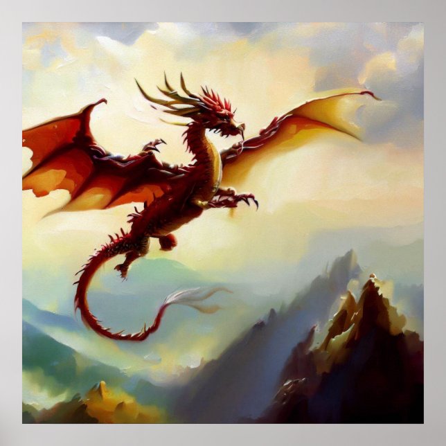 Chinesischer Drache (7) Poster (Vorne)