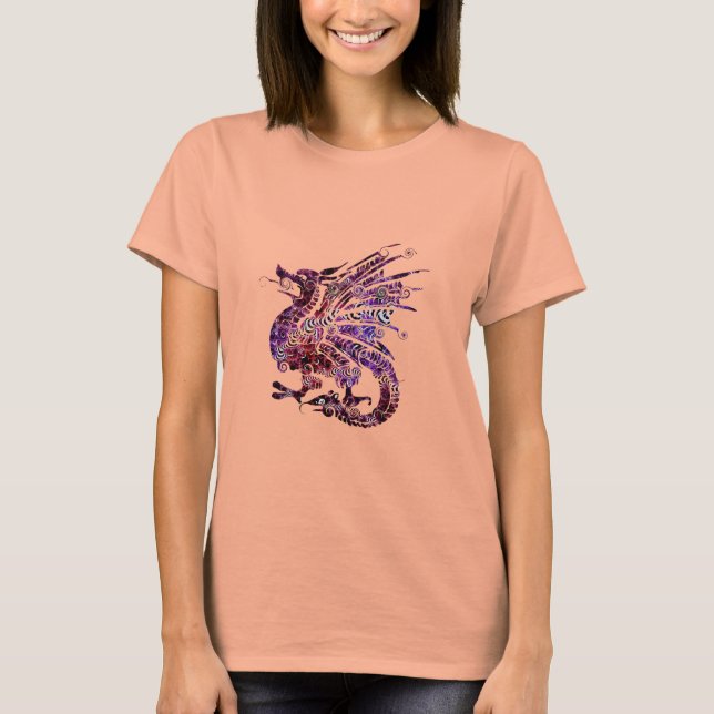 Chinesischer Drache Art Women's Shirt (Vorderseite)
