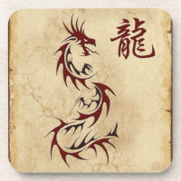 Chinesischer Drache - Asiatische Untersetzer