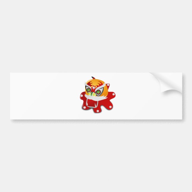 chinesischer Drache Autoaufkleber (Vorne)