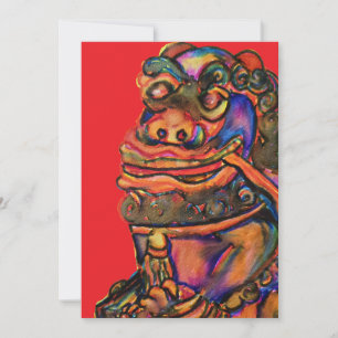 Chinesischer Drache Einladung