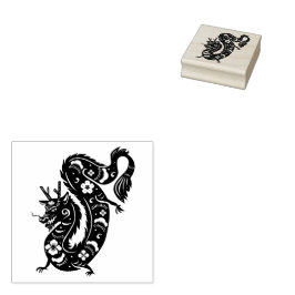 Chinesischer Drache Gummistempel