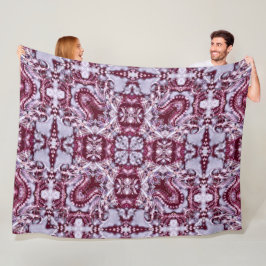 Chinesischer Drache Hologram Mandala Fleecedecke