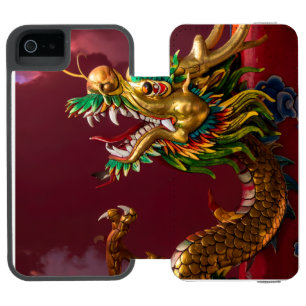 Chinesischer Drache Incipio Watson™ iPhone 5 Geldbörsen Hülle