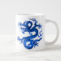 Chinesischer Drache, Indigoblau