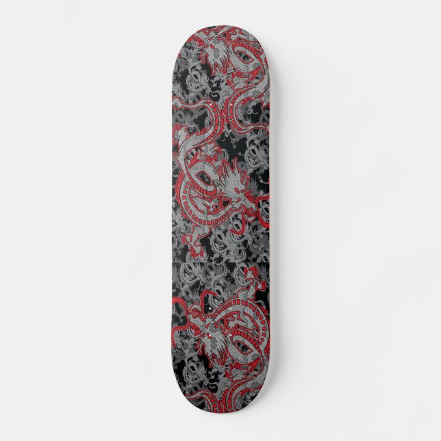 Chinesischer Drache - Jahr des Drachen Skateboard (Vorderseite)