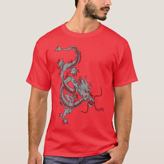 Chinesischer Drache - Jahr des Drachen T-Shirt (Vorderseite)
