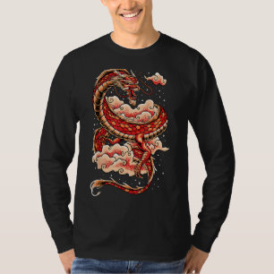 Chinesischer Drache Japanische Kunst Tokyo Dragon  T-Shirt
