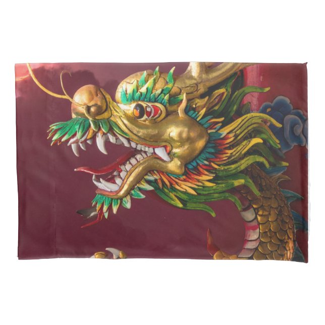 Chinesischer Drache Kissenbezug (Vorderseite)