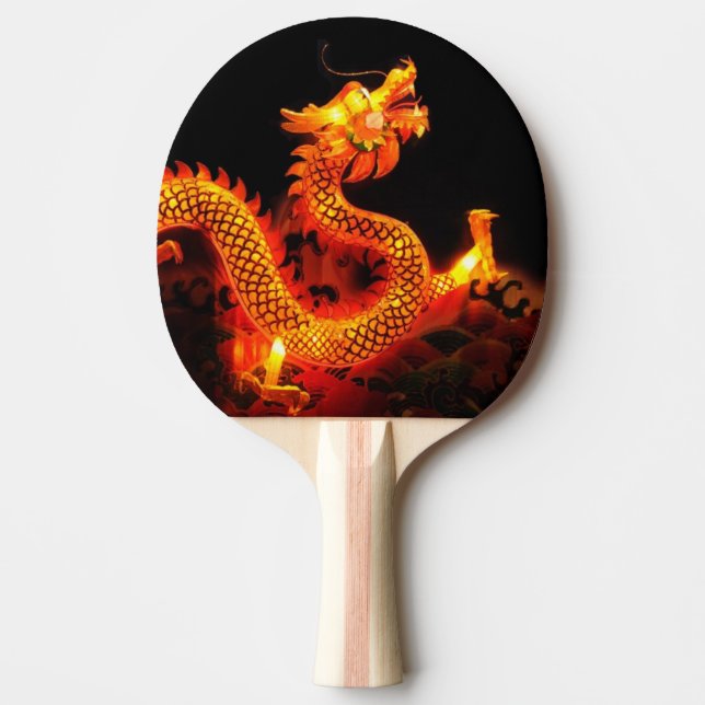 Chinesischer Drache Lantern Tischtennis Schläger (Vorderseite)