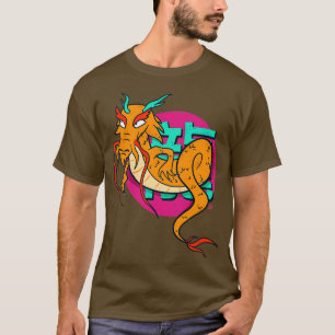 Chinesischer Drache Long Asian Street Style T-Shirt