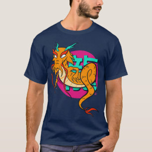 Chinesischer Drache Long Asian Street Style T-Shirt