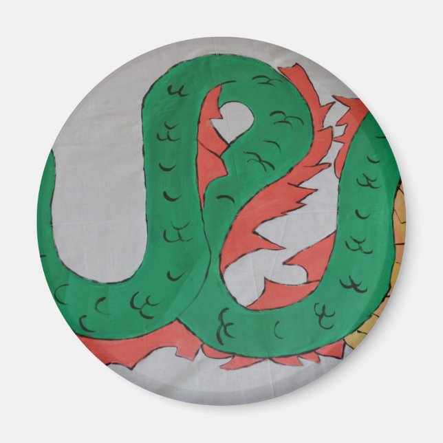 Chinesischer Drache Magnet (Vorne)